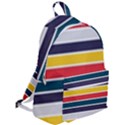 Horizontal Colored Stripes The Plain Backpack View2