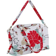 Floral Pattern  Canvas Crossbody Bag by Sobalvarro