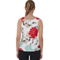 Floral pattern  Velvet Tank Top View2