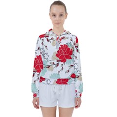 Floral Pattern  Women s Tie Up Sweat by Sobalvarro