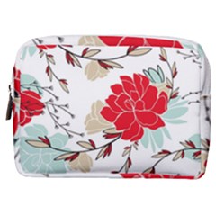 Floral Pattern  Make Up Pouch (medium) by Sobalvarro