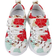 Floral Pattern  Kids  Velcro Strap Shoes by Sobalvarro