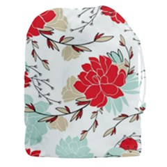 Floral Pattern  Drawstring Pouch (3xl) by Sobalvarro