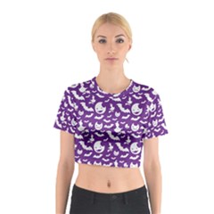 Halloween  Cotton Crop Top by Sobalvarro