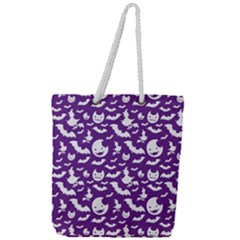 Halloween  Full Print Rope Handle Tote (large) by Sobalvarro