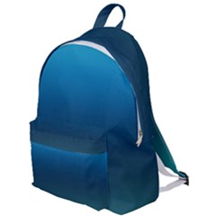 Blue Teal Green Gradient Ombre Colors The Plain Backpack by SpinnyChairDesigns