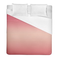 Pink Blush Gradient Ombre Colors Duvet Cover (full/ Double Size) by SpinnyChairDesigns