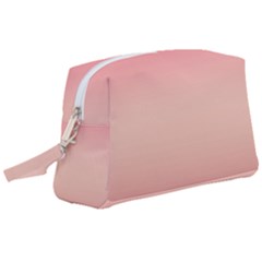 Pink Blush Gradient Ombre Colors Wristlet Pouch Bag (large) by SpinnyChairDesigns