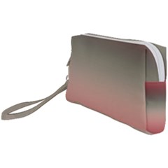Tea Rose And Sage Gradient Ombre Colors Wristlet Pouch Bag (small) by SpinnyChairDesigns