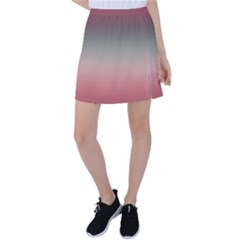 Tea Rose And Sage Gradient Ombre Colors Tennis Skirt by SpinnyChairDesigns