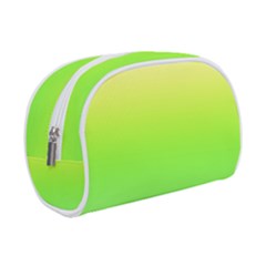 Lemon Yellow And Lime Green Gradient Ombre Color Makeup Case (small) by SpinnyChairDesigns