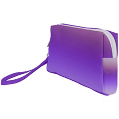 Plum And Violet Purple Gradient Ombre Color Wristlet Pouch Bag (small) by SpinnyChairDesigns