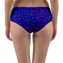 Bisexual Pride Tiny Scattered Flowers Pattern Reversible Mid-Waist Bikini Bottoms View2
