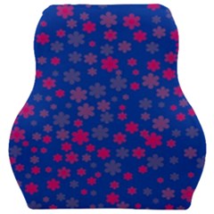 Bisexual Pride Tiny Scattered Flowers Pattern Car Seat Velour Cushion  by VernenInk