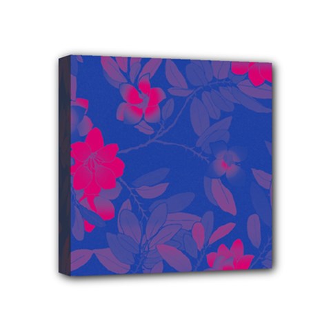 Bi Floral-pattern-background-1308 Mini Canvas 4  x 4  (Stretched)