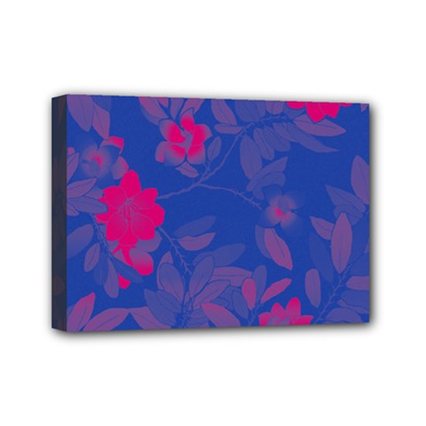 Bi Floral-pattern-background-1308 Mini Canvas 7  x 5  (Stretched)