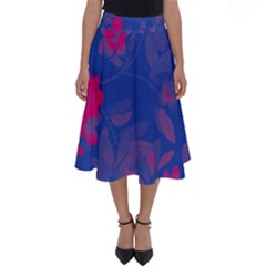 Bi Floral-pattern-background-1308 Perfect Length Midi Skirt