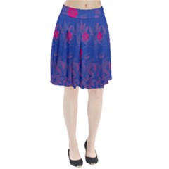 Bi Floral-pattern-background-1308 Pleated Skirt