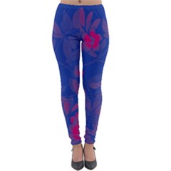 Bi Floral-pattern-background-1308 Lightweight Velour Leggings