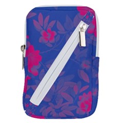 Bi Floral-pattern-background-1308 Belt Pouch Bag (Large)