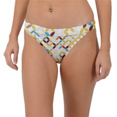 Tekstura-seamless-retro-pattern Band Bikini Bottom by Sobalvarro