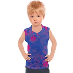 Bi Floral-pattern-background-1308 Kids  Sport Tank Top