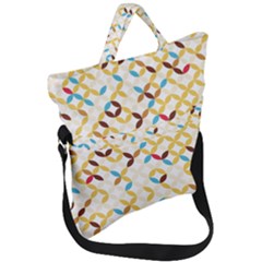 Tekstura-seamless-retro-pattern Fold Over Handle Tote Bag by Sobalvarro