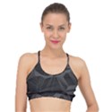 Black Tourmaline Stone Geometric Pattern Basic Training Sports Bra View1