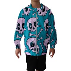 Skull Kids  Hooded Windbreaker by Sobalvarro