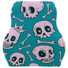 Skull Car Seat Velour Cushion 