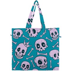 Skull Canvas Travel Bag by Sobalvarro