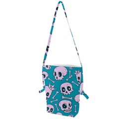 Skull Folding Shoulder Bag by Sobalvarro