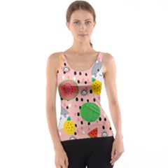 Cats And Fruits  Tank Top by Sobalvarro