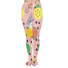 Cats And Fruits  Tights by Sobalvarro