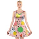 Cats and fruits  V-Neck Sleeveless Dress View1