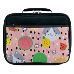 Cats And Fruits  Lunch Bag by Sobalvarro