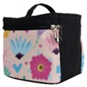 Tekstura-fon-tsvety-berries-flowers-pattern-seamless Make Up Travel Bag (Small) View2