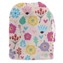 Tekstura-fon-tsvety-berries-flowers-pattern-seamless Drawstring Pouch (3XL) View1