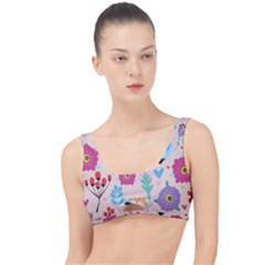 Tekstura-fon-tsvety-berries-flowers-pattern-seamless The Little Details Bikini Top by Sobalvarro