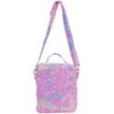 Pink Blue Peach Color Mosaic Crossbody Day Bag View3