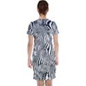 Zebra Print Stripes Short Sleeve Nightdress View2