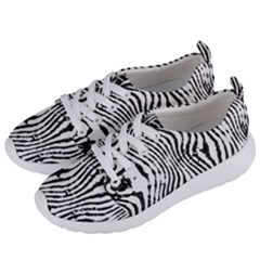 Zebra Print Stripes Women s Lightweight Sports Shoes