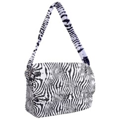 Zebra Print Stripes Courier Bag by SpinnyChairDesigns