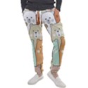 Colorful-baby-bear-cartoon-seamless-pattern Men s Jogger Sweatpants View1