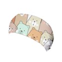 Colorful-baby-bear-cartoon-seamless-pattern Yoga Headband View1