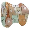 Colorful-baby-bear-cartoon-seamless-pattern Head Support Cushion View3