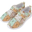 Colorful-baby-bear-cartoon-seamless-pattern Men s Velcro Strap Shoes View2