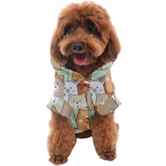 Colorful-baby-bear-cartoon-seamless-pattern Dog Coat