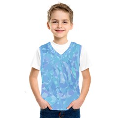 Light Blue Abstract Mosaic Art Color Kids  Sportswear