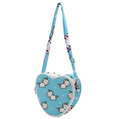 Unicorns  Heart Shoulder Bag by Sobalvarro